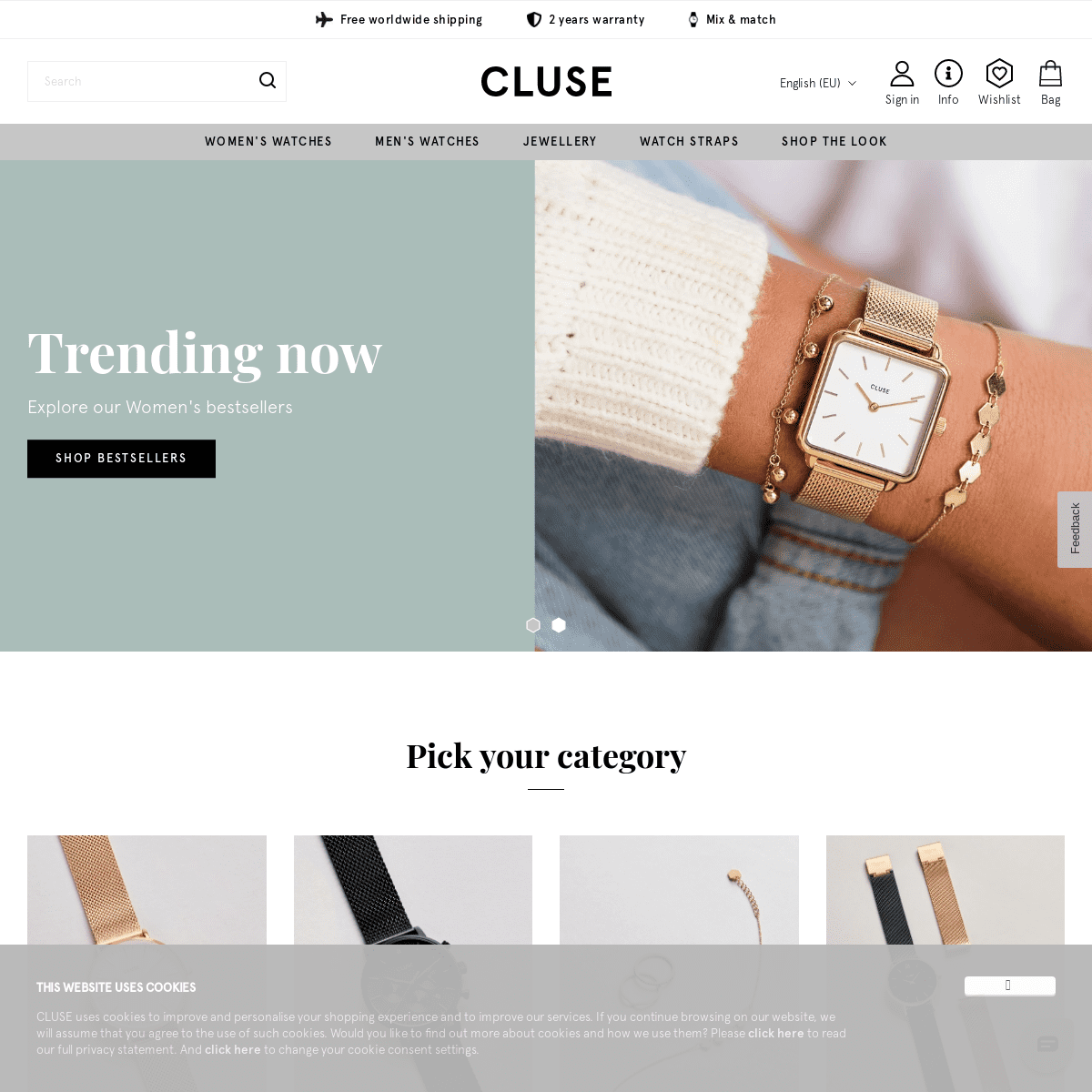 CLUSE Watches & Jewellery – Official Store