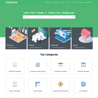TidyForm: One-Stop Forms & Templates Download
