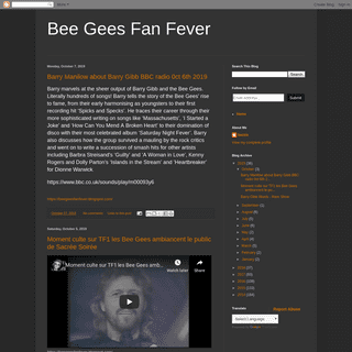 A complete backup of beegeesfanfever.blogspot.com