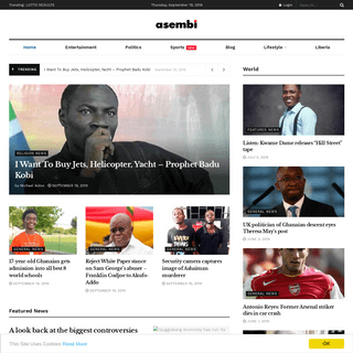 Most trusted source for latest Ghana news - Asembi.com