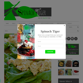 Spinach Tiger - Big Fat Healthy Food