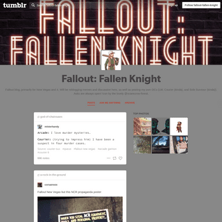 A complete backup of fallout-fallen-knight.tumblr.com
