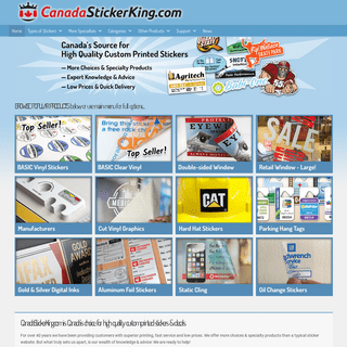 Canada Sticker King - Custom Printed Stickers | Decals | Labels