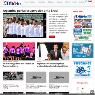 Nuevo Diario de Salta - El diario chiquito - Salta y Argentina