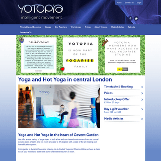 Yoga London - luxurious yoga and hot yoga studio - Yotopia