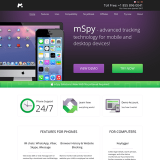 mSpy Software | Cell Phone Spy for iPhone Android | Cell Phone Tracker - Home