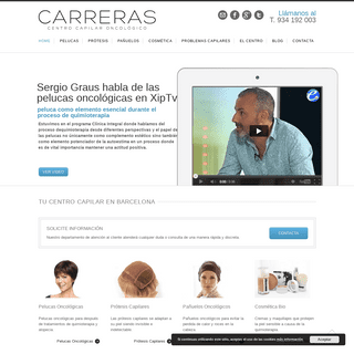 Carreras Centro Capilar | Centro Capilar Oncológico en Barcelona - Expertos en pelucas y prótesis capilares
