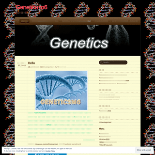 Genetics m6 | พันธุศาสตร์