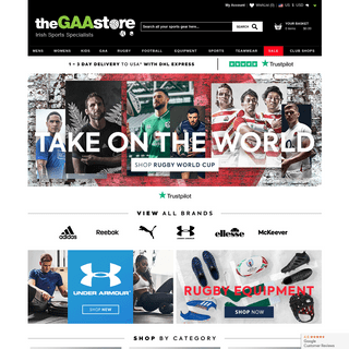 theGAAstore | The World's Sportswear Specialist based in Ireland  - Fast Worldwide Shipping