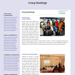 Group Bookings - Conference, Wedding and School Groups