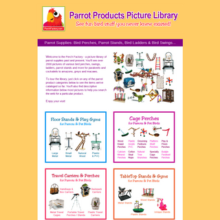 Perch Factory | Parrot Supplies - Parrot Stand - Bird Perches