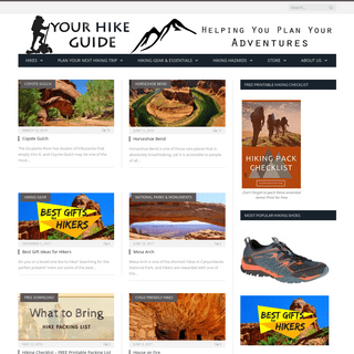 A complete backup of yourhikeguide.com