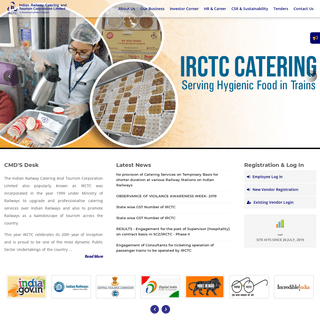 A complete backup of irctc.com