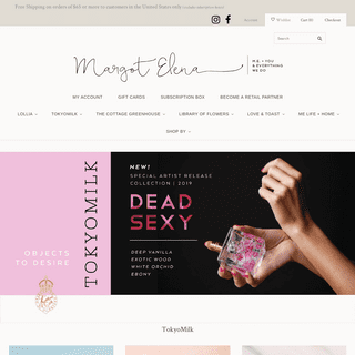 TokyoMilk: Perfume, Lotion, Cosmetics & More by Margot Elena