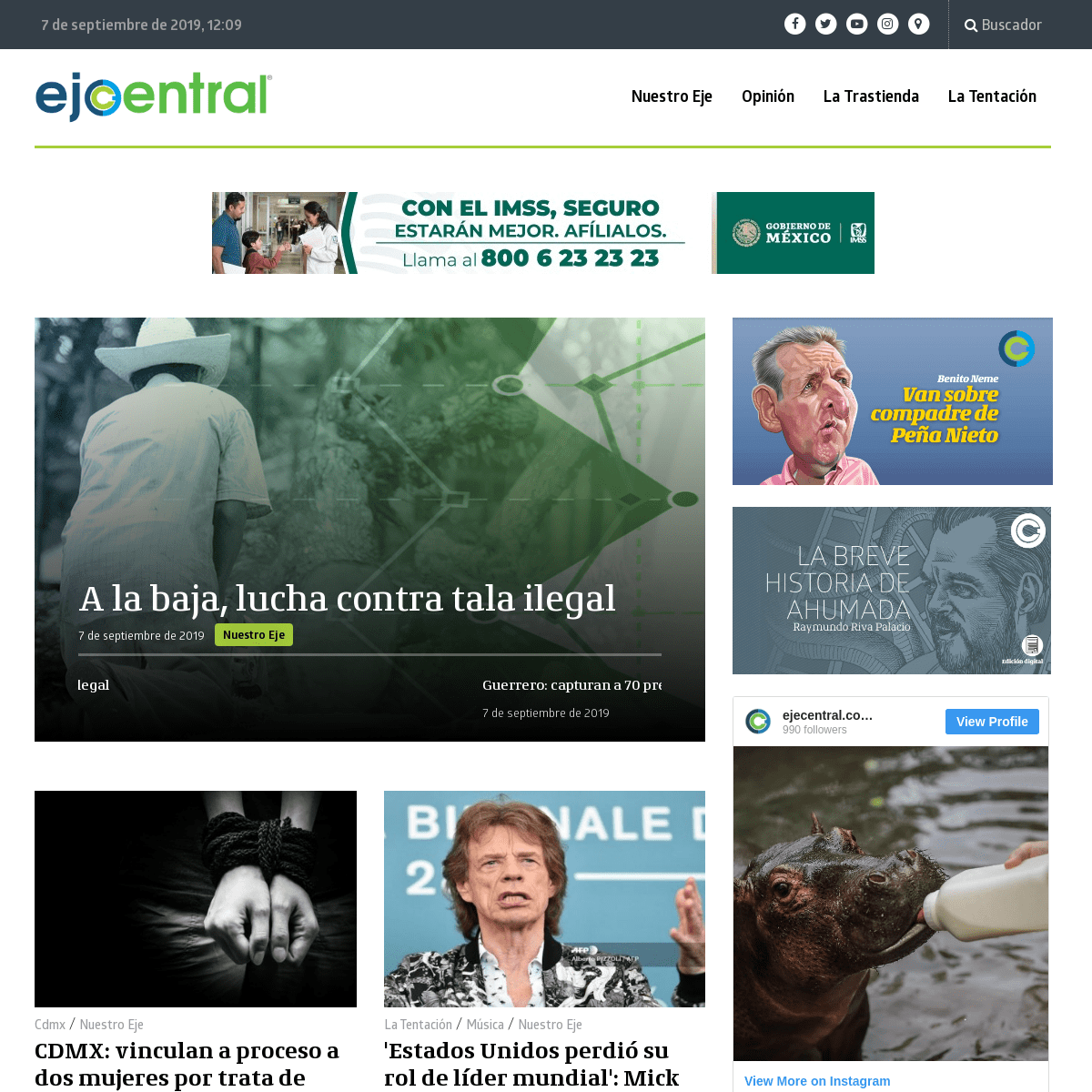 Eje Central » El portal de noticias y análisis político en México