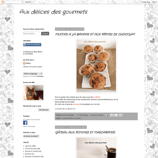 A complete backup of auxdelicesdesgourmets.blogspot.com