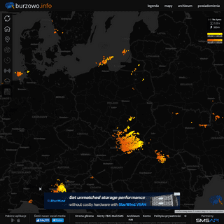 Burzowo.info - Mapa burzowa, radar deszczu