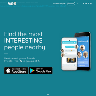 We3: Find friends nearby | How to Meet New People & Make Friends