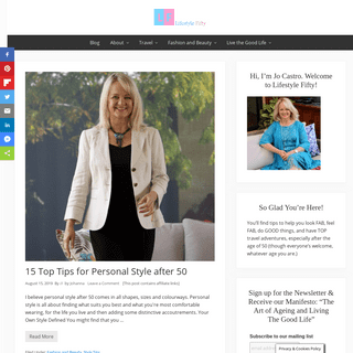 Lifestyle Fifty - Fashion, Lifestyle and Travel Inspiration for women over 50