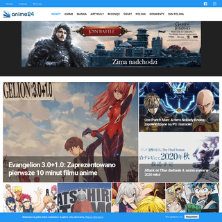 Anime24.pl - Najświeższe informacje ze świata anime