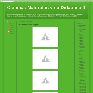 Ciencias Naturales y su Didáctica II