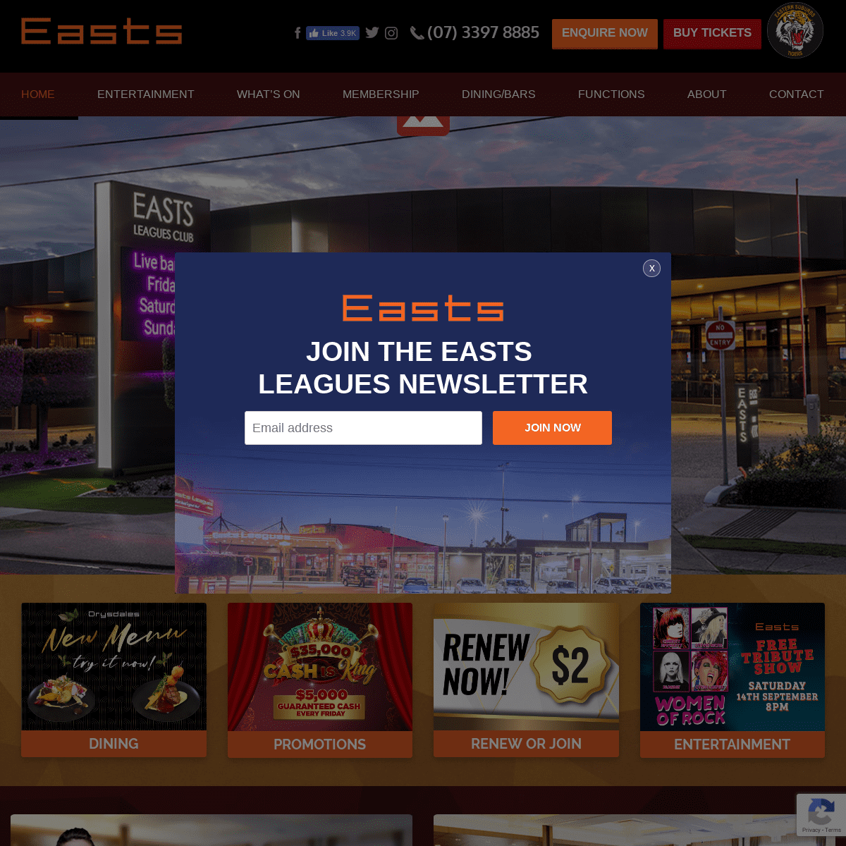Easts Leagues Club | Easts Leagues Club
