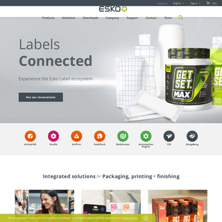 Integrated solutions for the packaging, printing & publishing industries - Esko
