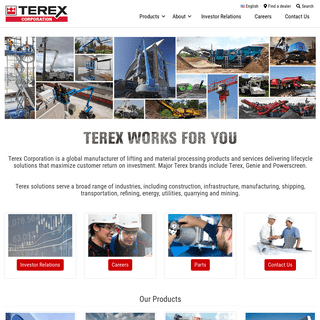 A complete backup of terex.com
