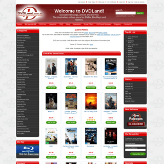 Buy DVDs Online from Australiaâ€™s #1 DVD Provider, DVDLand