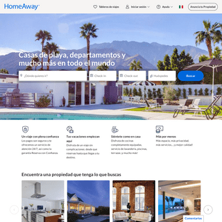 HomeAway.com.mx | Rentas vacacionales, departamentos, estudios y villas