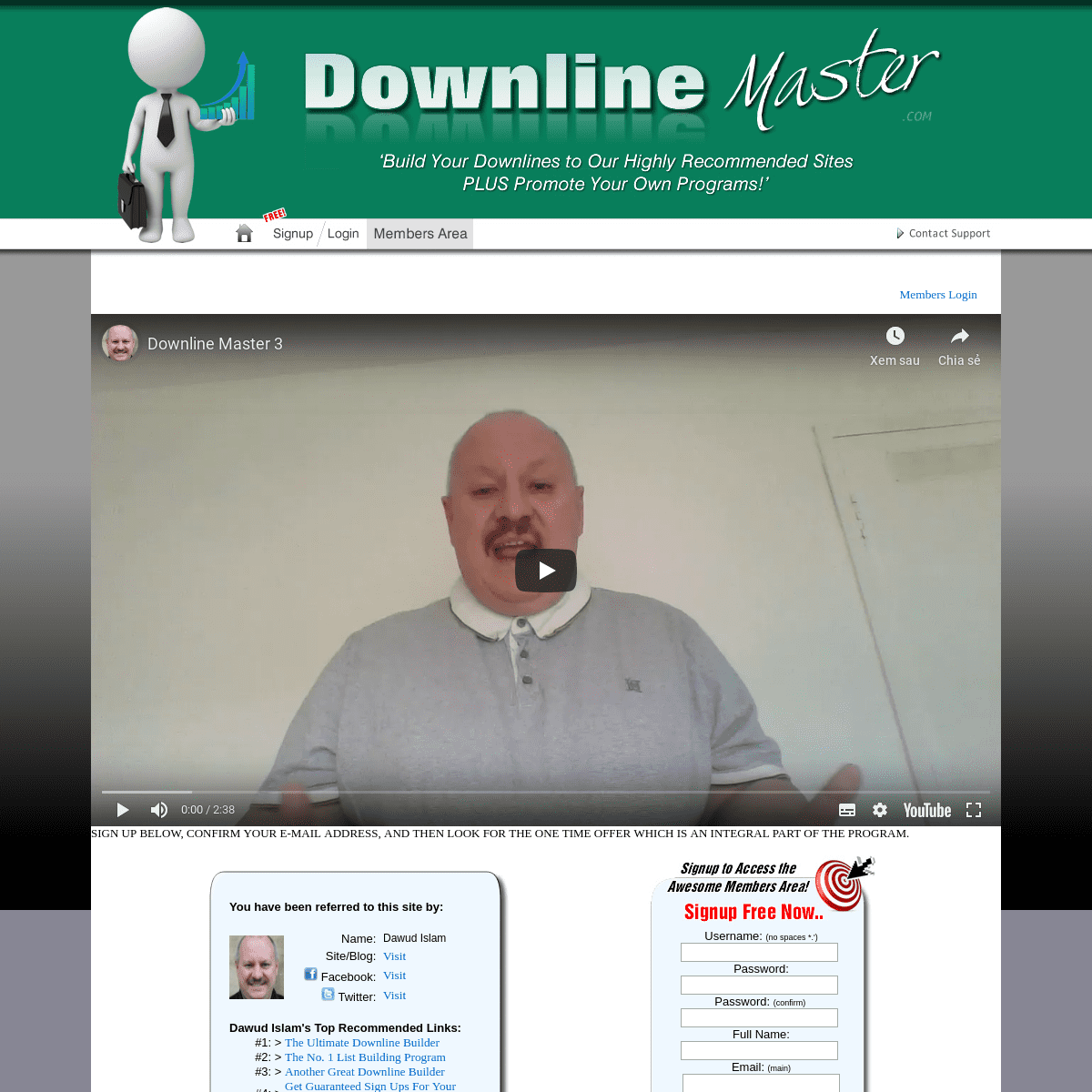 DownlineMaster.com - Build Your Downlines