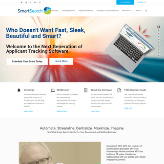SmartSearch | Fully-Integrated Staffing & Corporate Recruitment Software