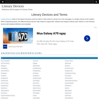 Literary Devices and Literary Terms - The Complete List