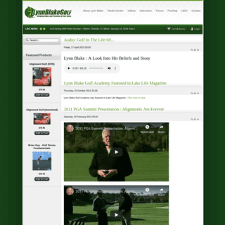Lynn Blake Golf - Bringing Power & Precision To Your Game
