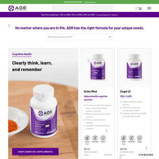AOR Inc., Leading Natural Health Supplements in Canada