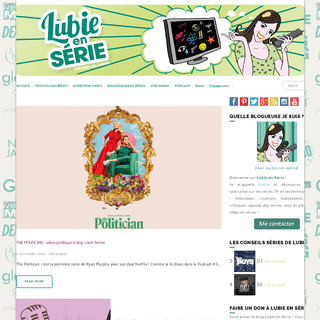 Lubie en série - Le Blog des séries TV et de leurs festivals !