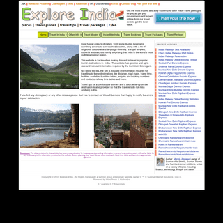 A complete backup of exploreindia.in
