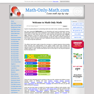 A complete backup of math-only-math.com