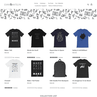 Evan and Katelyn's official store!!