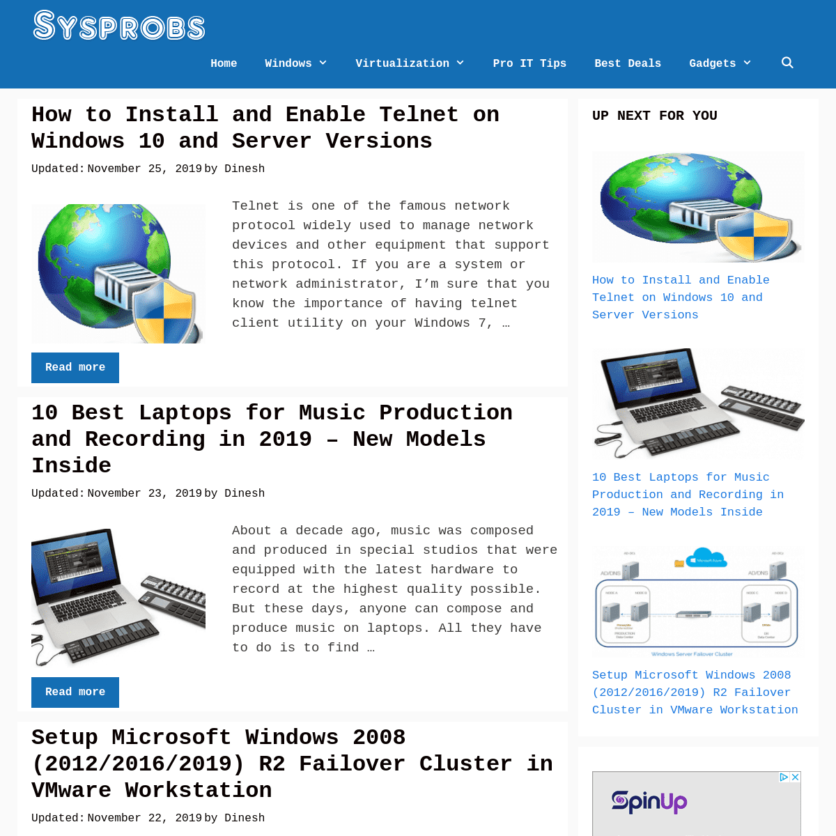 A complete backup of sysprobs.com