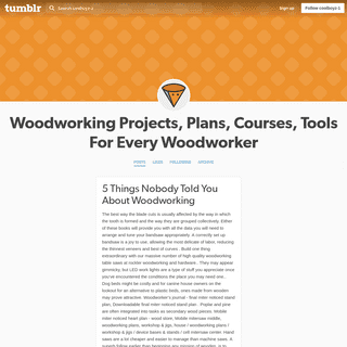 Woodworking Projects, Plans, Courses, Tools For Every Woodworker