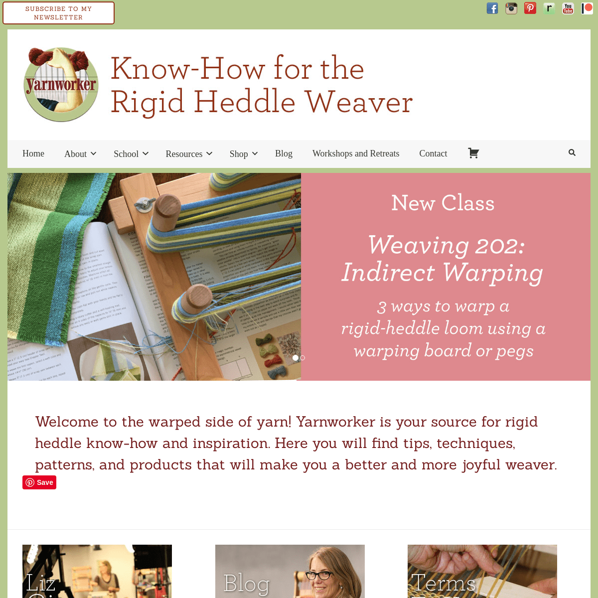 Home - Yarnworker - Know-how for the rigid heddle loom