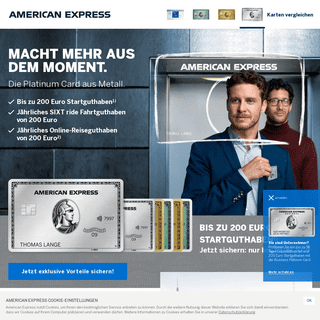 Kreditkarten | American Express