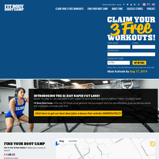 Fit Body Boot Camp | Claim Your 3 FREE Workouts