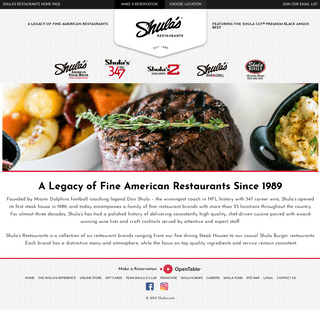 Steakhouse & Fine Dining | Shula's Steak Houses