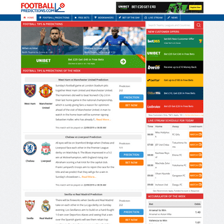 Football Tips, Predictions & Betting Tips | FootballPredictions.com