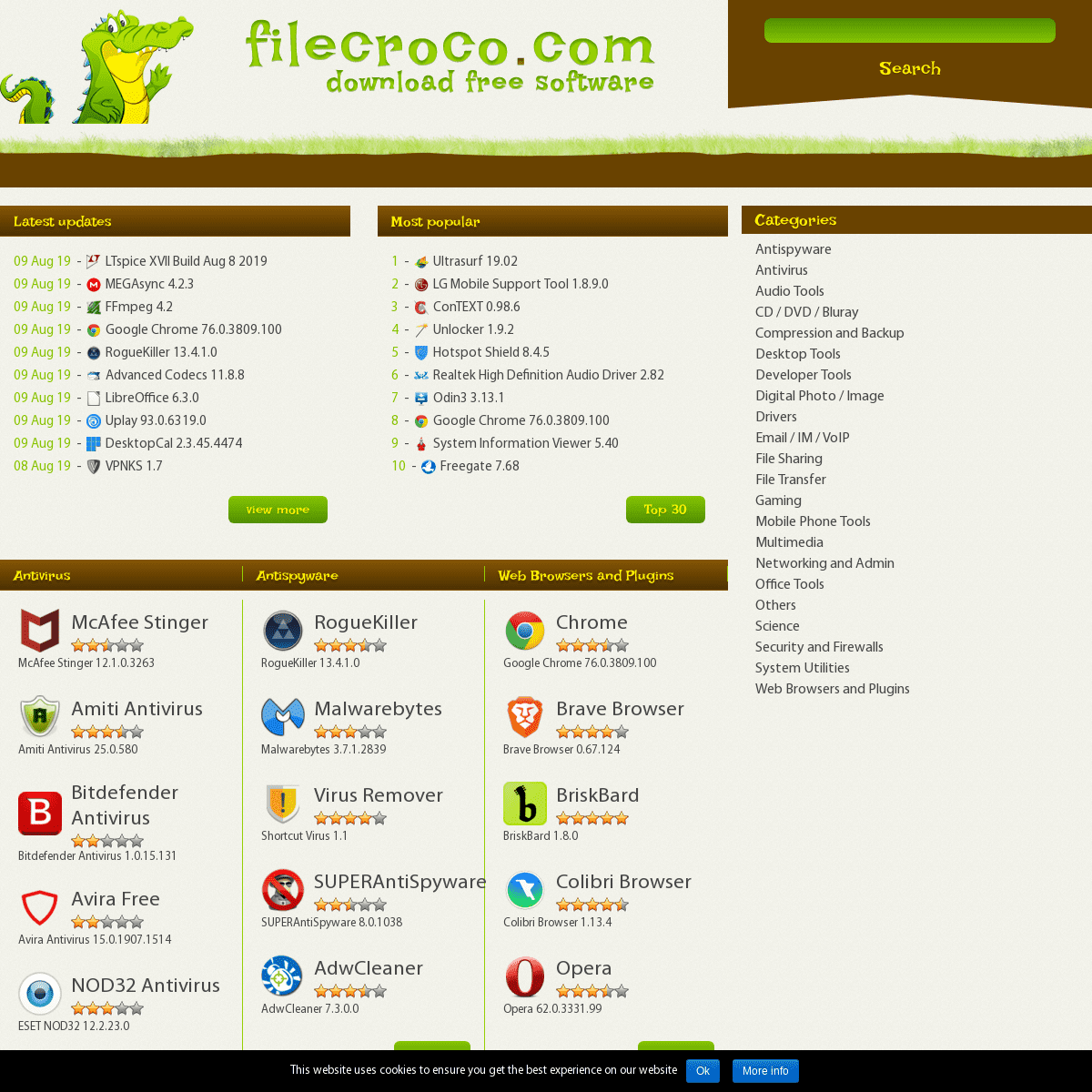 Download Free Software for Windows - FileCroco.com