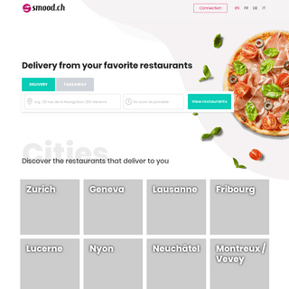 Home food delivery: Restaurants in Geneva, Lausanne, Zurich, Lugano, Fribourg | Smood