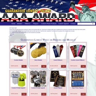 Wholesale Award Ribbons and Medals 1-888-203-5430 - Custom Awards: Sports Medals & Academic Place Ribbons | AAA Award