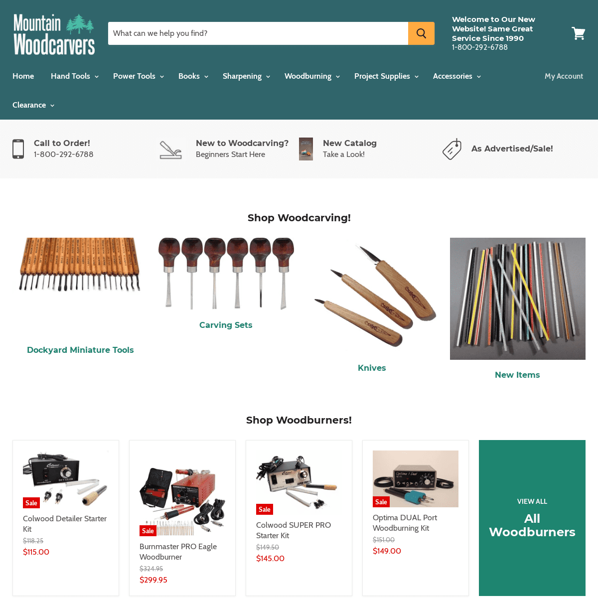 Mountain Woodcarvers - Tools & Supplies for Wood Carving & Woodburning